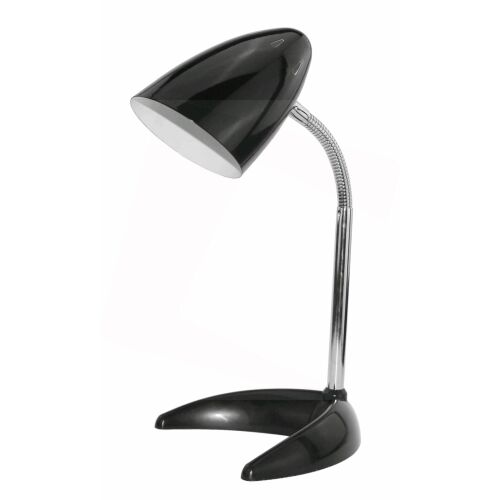 Avide Asztali lámpa izzóval BASIC C TALPÚ FEKETE + 4W LED 174361455 - Asztali lámpa