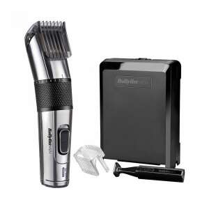 BaByliss for Men E978E hair clipper set, includes hair clipper, beard trimmer, charging station, and storage case - Hair clippers