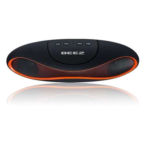 Difuzor Bluetooth Beez BT-23B, negru, portabil, wireless, compact, cu microfon încorporat