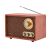 Radio Portabil Adler Retro AD 1171, Bluetooth, FM, AM, Maro 64293301