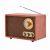 Radio Portabil Adler Retro AD 1171, Bluetooth, FM, AM, Maro 64293301