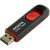ADATA C008 16GB USB Flash Drive, black and red