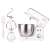 Adler AD4216 stand mixer with attachments: dough hook, beater, whisk