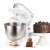 Planetárny mixér Adler AD4216, 1000W, 6 rýchlostí, objem misy 4l, biela/nehrdzavejúca oceľ 64285018