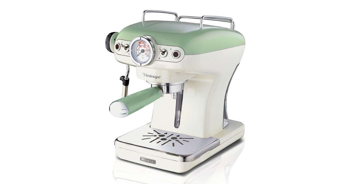 Ariete Vintage espresso machine green 1389