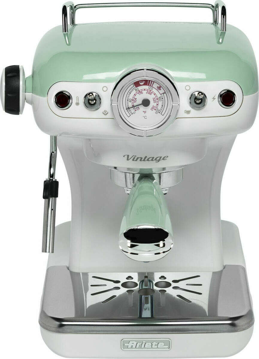 Ariete 1389.GR Vintage Eszpresszó Kávéfőző - fehér-zöld