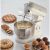 Ariete Vintage stand mixer preparing cake batter and muffins
