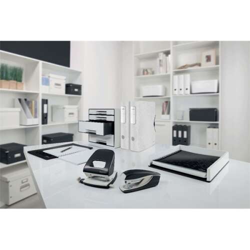 Leitz WOW NeXXt 30 de coli perforator negru cu gaură neagră (50081095) 66041082