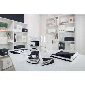 Leitz WOW NeXXt 30-sheet black hole punch 66041082 - Office Supplie & Stationery