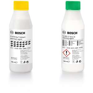 Agent antispumant Bosch G 478 Buzz Defoam și agent de curățare G 500 O Tens 3x, agenți de curățare pentru aspiratoare - Accesoriu pentru mașina de curățat
