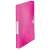 Leitz WOW JUMBO A4 elastic folder, pink, 30mm spine