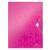 Leitz WOW JUMBO A4 elastic folder, pink, 30mm spine