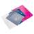 Leitz WOW JUMBO A4 elastic folder, pink, 30mm spine, with documents