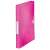 Leitz WOW JUMBO A4 elastic folder, pink, 30mm spine