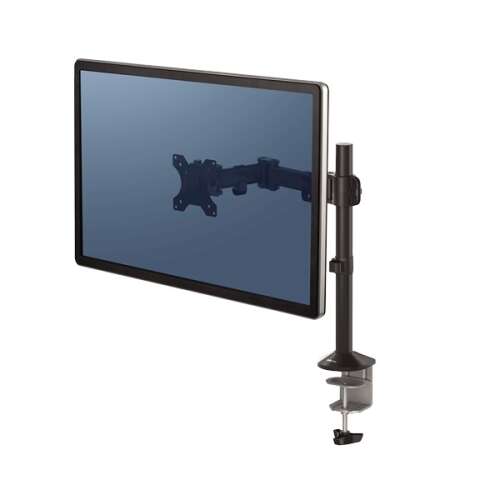 Fellowes Reflex 8502501 monitor tartó kar, fekete, állítható magasság és mélység, 8 kg-ig terhelhető