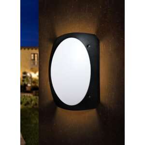 Lampă de perete exterioară Fumagalli CECCHI, neagră, design modern, IP66 impermeabilă, potrivită pentru perete și tavan - Lămpi de perete pentru exterior