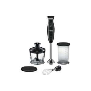 Bosch CleverMixx MSM2650B Stabmixer mit Zerkleinerer, Schneebesen und Becher - Küche & Essen