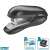 Rapid F30 black stapler, flat clinch, with Rapid 24/6 and 26/6 staples and Rapid FC30 hole punch