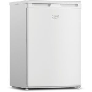 Angled view of Beko TSE1284N white single door refrigerator - Single-door refrigerator