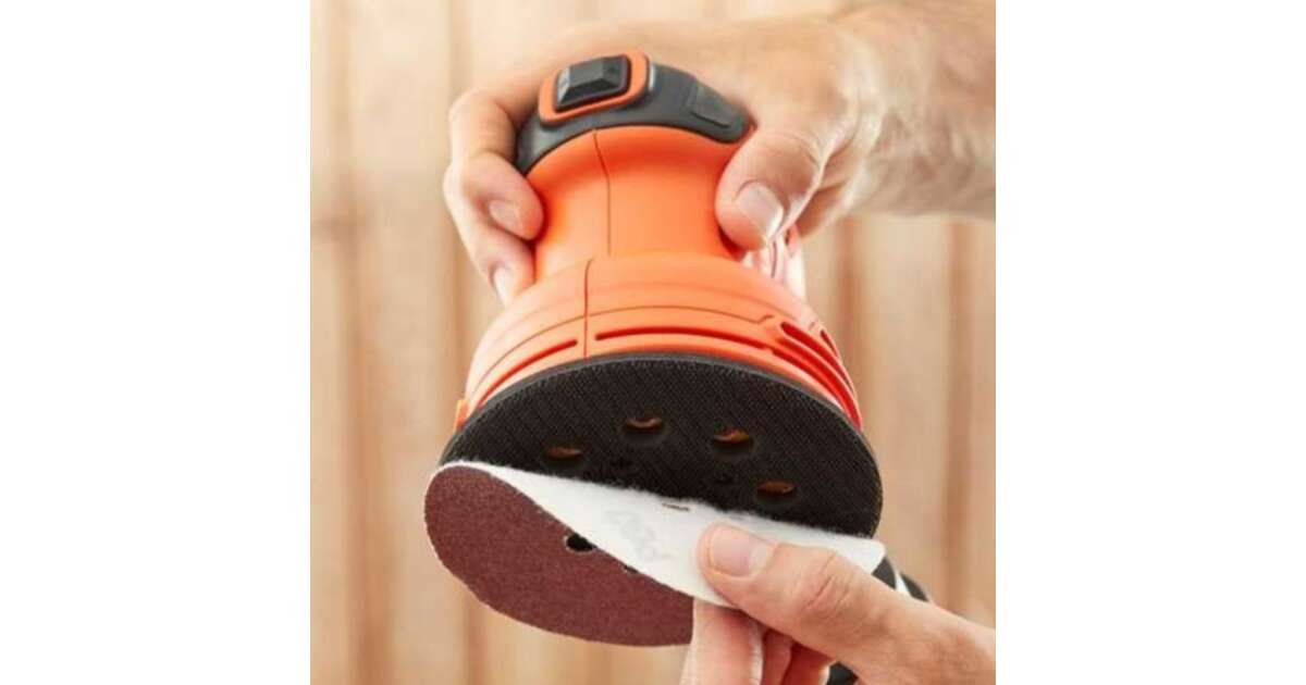 Black & Decker Bew220-qs Orbital Sander 150W Orange