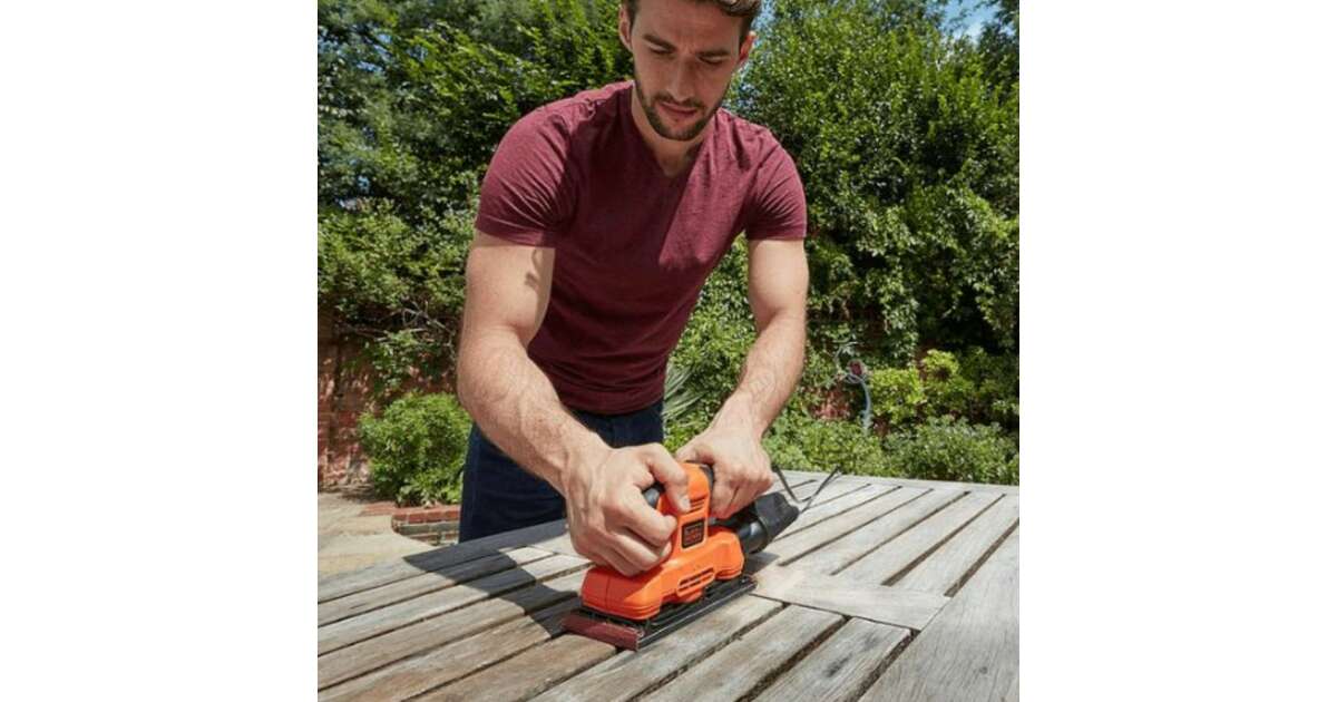 Black & Decker Bew220-qs Orbital Sander 150W Orange