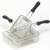 Bestron Fritteuse Körbe - 3er Set Frittierkörbe