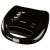 Hyundai SM626B black sandwich maker with floral design