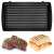Hyundai SM627 3-in-1 Sandwich Maker, Grill, Plates