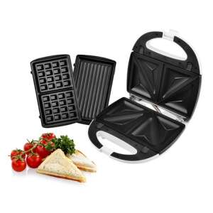 Hyundai SM627 3w1: toster do kanapek, gofrownica i grill, biały - Hyundai