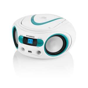 Thomson RK101CD - Boombox lecteur radio CD K7 - blanc