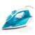 Călcător cu aburi Hyundai SI332, albastru și alb, vedere din unghi
