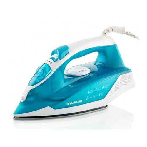 Fier de calcat, Hyundai, 2200W, presiune abur 120g/min, rezervor apa 260ml, albastru (SI332)