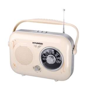 Retro rádio Hyundai PR100B s teleskopickou anténou AM/FM - Rádia
