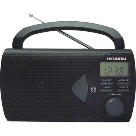 Radio, Hyundai PR200B, Analog , Mono , Ceas , Negru