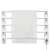 Somogyi Home FTW 4 heated towel rail with towel, white, 5 bars