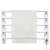 Somogyi Home FTW 4 heated towel rail with towel, white, 5 bars