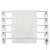 Somogyi Home FTW 4 heated towel rail with towel, white, 5 bars
