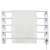 Somogyi Home FTW 4 heated towel rail with towel, white, 5 bars