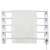 Somogyi Home FTW 4 heated towel rail with towel, white, 5 bars