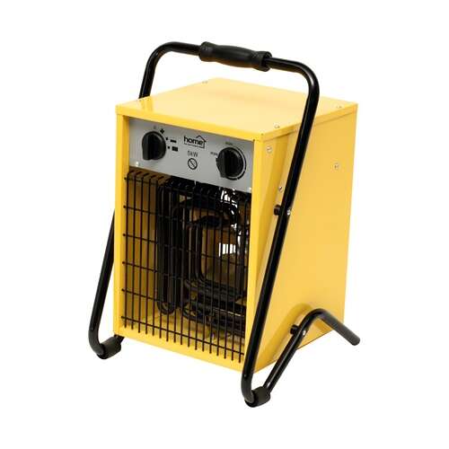 Home by Somogyi FK50 hordozható ventilátoros fűtőtest, sárga és fekete