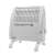 Home by Somogyi FKM450 portable electric heater, white