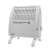 Home by Somogyi FKM450 portable electric heater, white