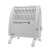 Home by Somogyi FKM450 portable electric heater, white