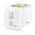 Somogyi Elektronic HGKP01 2-slice toaster, white, front view