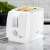 Somogyi Elektronic HGKP01 2-slice toaster, white, front view