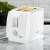 Somogyi Elektronic HGKP01 2-slice white toaster on kitchen counter