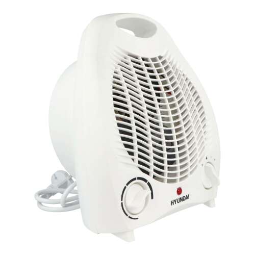 Hyundai H501 electric fan heater, white, front view