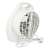 Hyundai H501 electric fan heater, white, back view