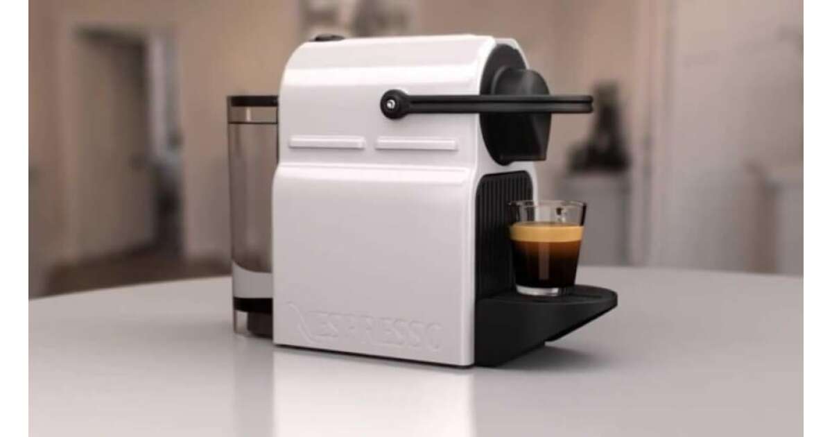 Nespresso inissia xn1001, macchina da caffè di krups, capsule nespresso,  bianc