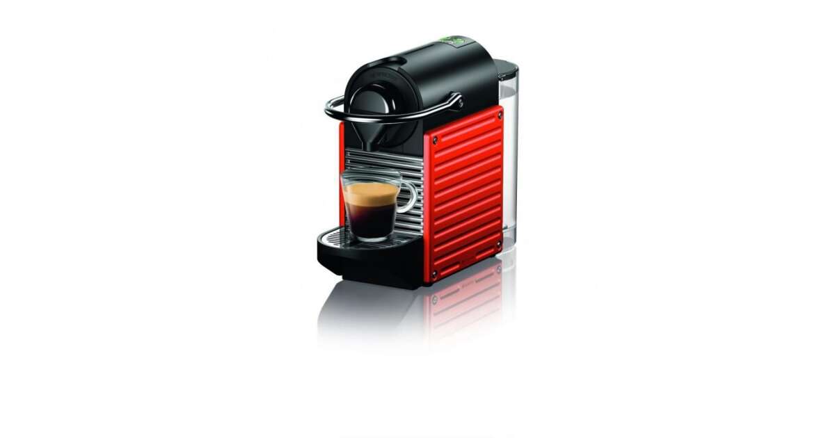 Krups Nespresso Pixie XN304510 Capsule Coffee Maker #black-orange 